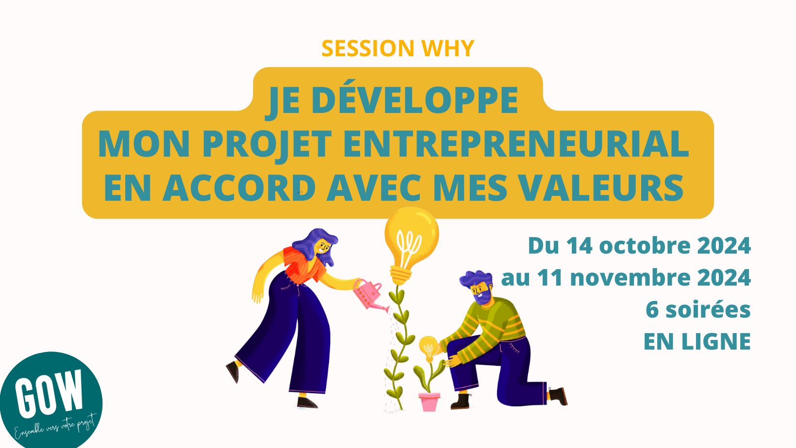 Formation projet entrepreneur en ligne Wallonie