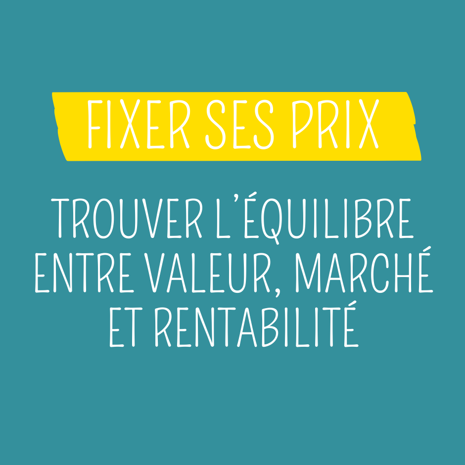 fixer ses prix entrepreneuriat